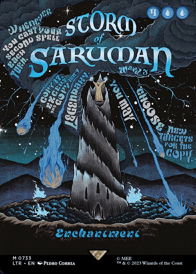 Storm of Saruman ~~ Borderless (Poster) (733)
