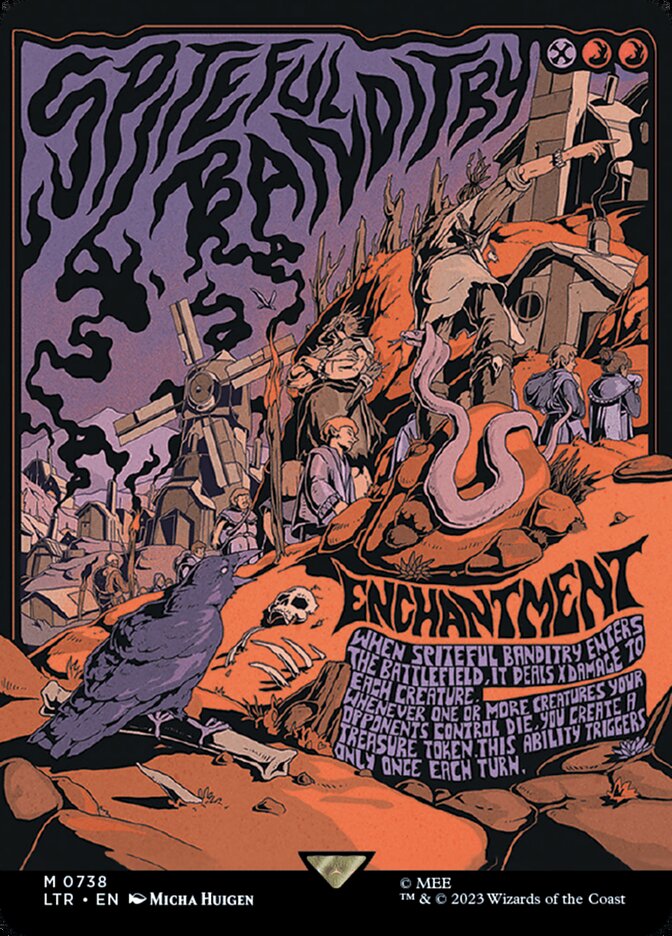 Spiteful Banditry - Borderless Poster