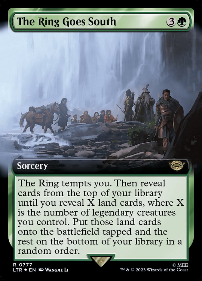 The Ring Goes South ~ Extended Art - Surge Foil