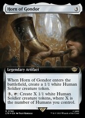 Horn of Gondor (0788) (Extended Art) - Surge Foil