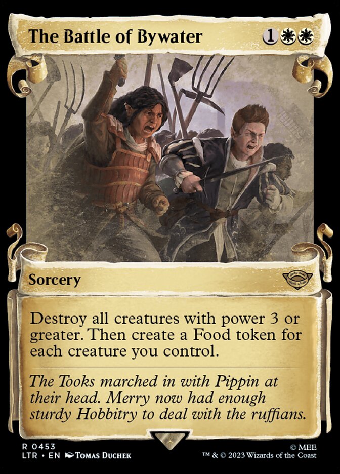 The Battle of Bywater - Showcase (Scrolls) (453) - Foil