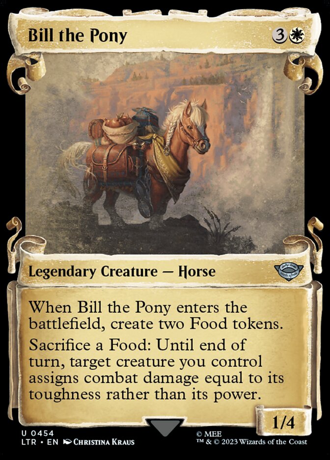 Bill the Pony - Foil - Showcase Scrolls