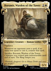 Boromir, Warden of the Tower - Foil - Showcase Scrolls