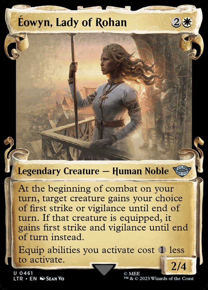 Eowyn, Lady of Rohan - Foil - Showcase Scrolls