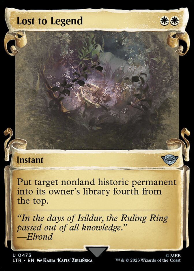 Lost to Legend - Foil - Showcase Scrolls