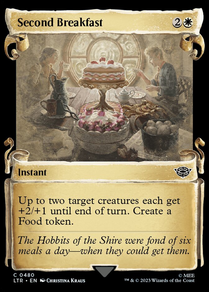 Second Breakfast - Foil - Showcase Scrolls