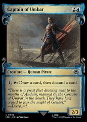 Captain of Umbar (0496) (Showcase Scrolls) - Silver Foil