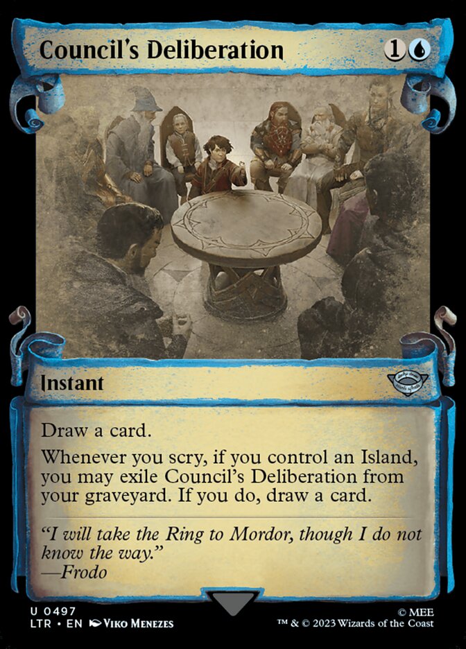 Councils Deliberation - Foil - Showcase Scrolls