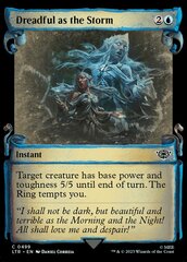 Dreadful as the Storm (0499) (Showcase Scrolls) - Silver Foil