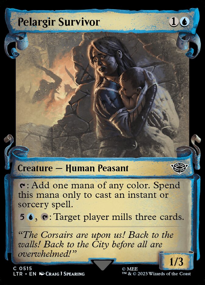 Pelargir Survivor - Foil - Showcase Scrolls