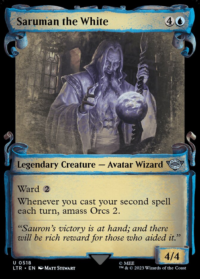 Saruman the White - Foil - Showcase Scrolls