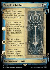 Scroll of Isildur (0520) (Showcase Scrolls) - Silver Foil