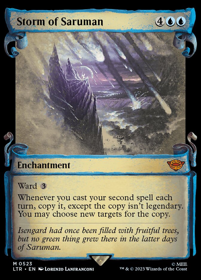 Storm of Saruman - Showcase (Scrolls) (523) - Foil