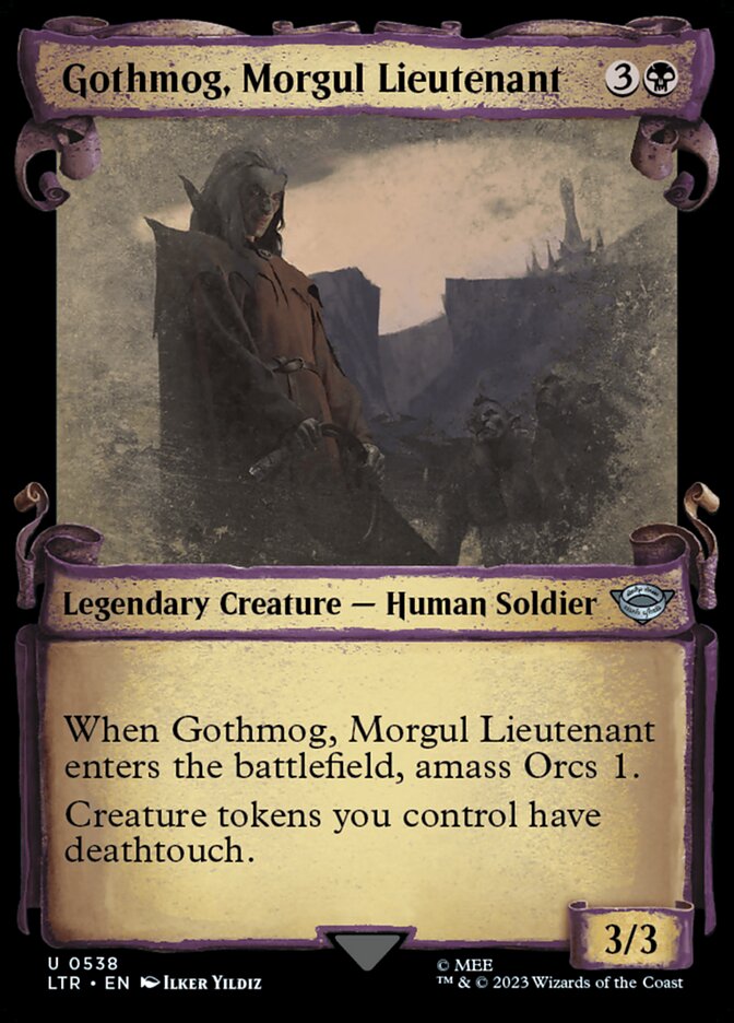 Gothmog, Morgul Lieutenant - Foil - Showcase Scrolls