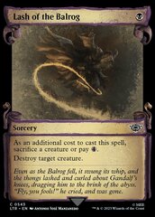 Lash of the Balrog (0543) (Showcase Scrolls) - Silver Foil