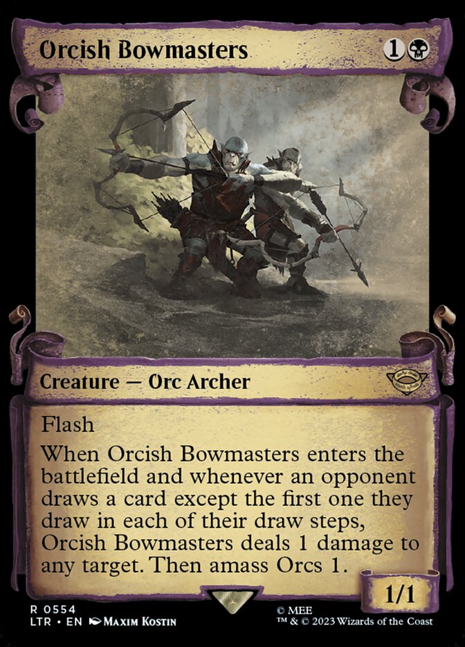 Orcish Bowmasters - Showcase (Scrolls) (554) - Foil