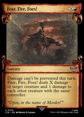 Fear, Fire, Foes! - Foil - Showcase Scrolls