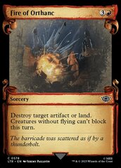 Fire of Orthanc (0578) (Showcase Scrolls) - Silver Foil