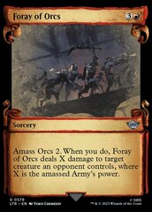 Foray of Orcs (0579) (Showcase Scrolls) - Silver Foil