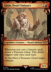 Gloin, Dwarf Emissary (0583) (Showcase Scrolls) - Silver Foil