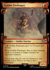 Goblin Fireleaper (0584) (Showcase Scrolls) - Silver Foil