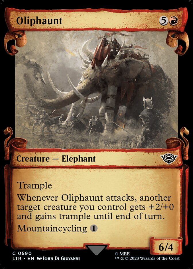 Oliphaunt - Foil - Showcase Scrolls