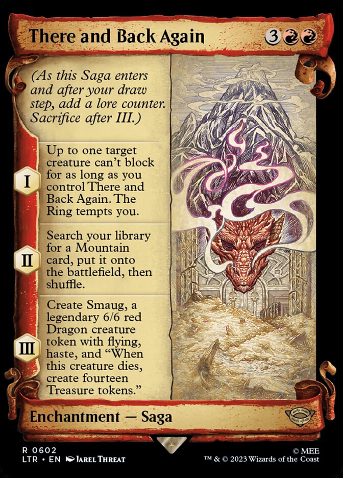 There and Back Again - Showcase (Scrolls) (602) - Foil