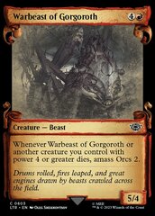 Warbeast of Gorgoroth (0603) (Showcase Scrolls) - Silver Foil