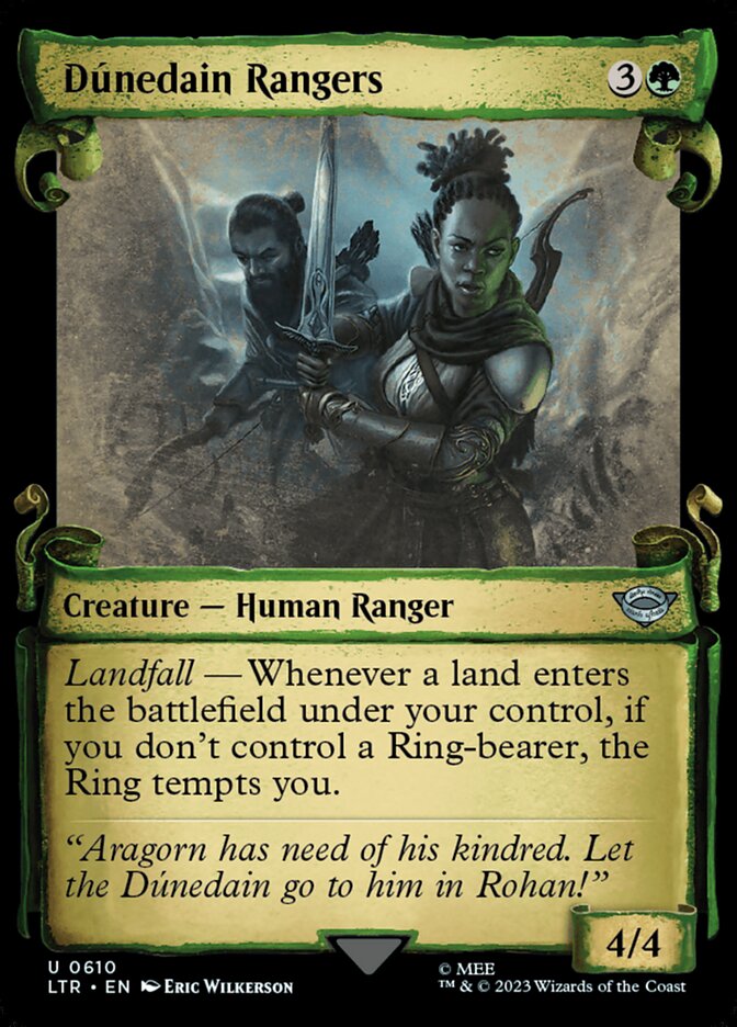 Dunedain Rangers - Foil - Showcase Scrolls
