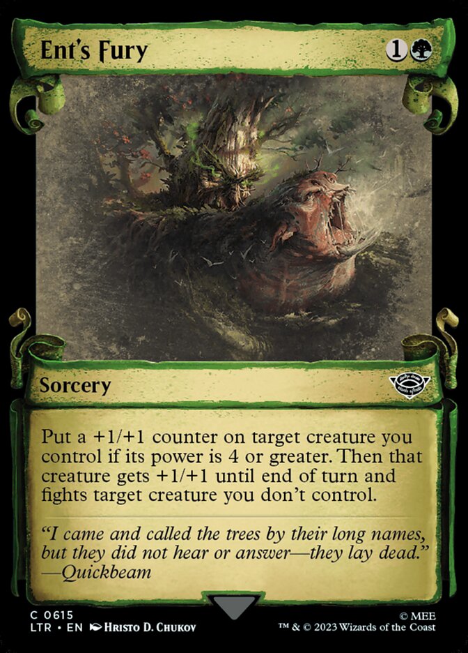 Ents Fury - Foil - Showcase Scrolls