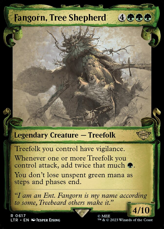 Fangorn, Tree Shepherd - Showcase (Scrolls) (617) - Foil