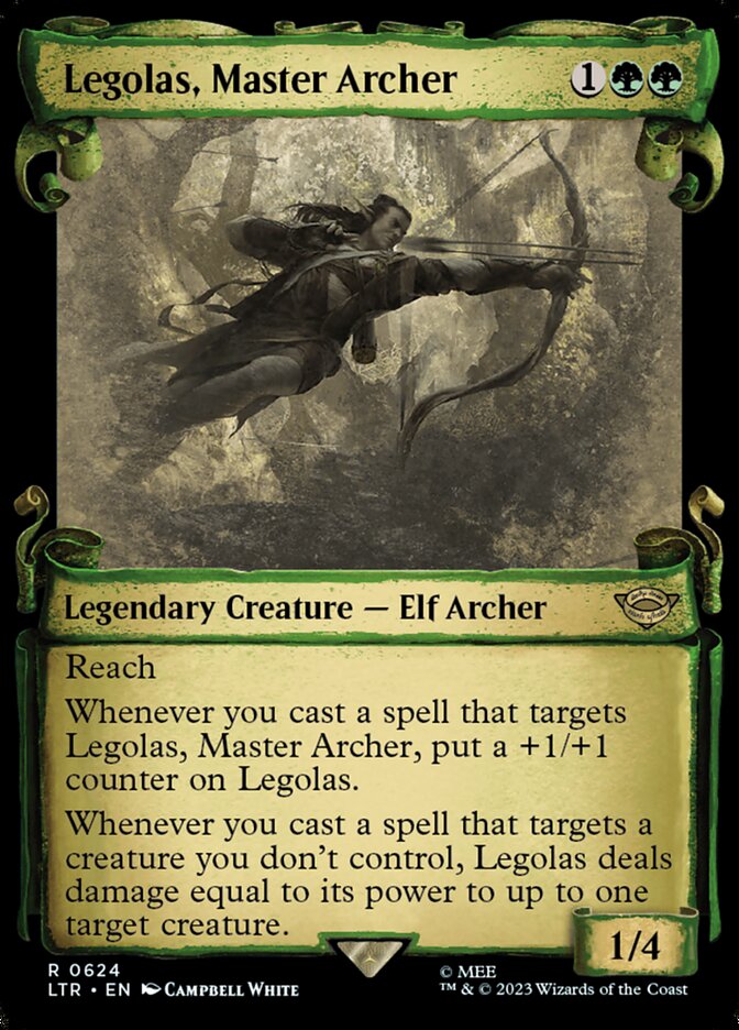 Legolas, Master Archer - Foil - Showcase Scrolls