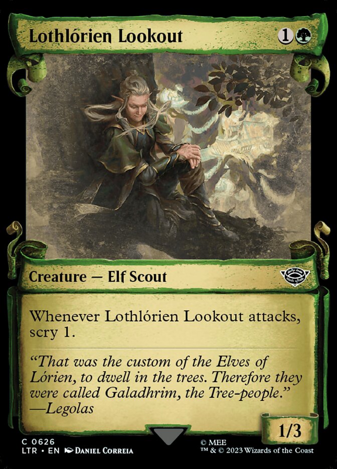 Lothlorien Lookout - Foil - Showcase Scrolls