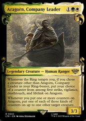 Aragorn, Company Leader - Foil - Showcase Scrolls