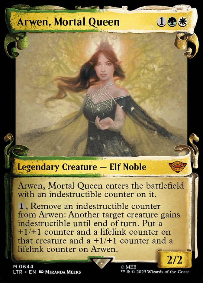 Arwen, Mortal Queen - Foil - Showcase Scrolls