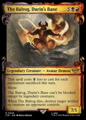 The Balrog, Durin's Bane - Foil - Showcase Scrolls