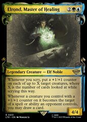 Elrond, Master of Healing (0651) (Showcase Scrolls) - Silver Foil