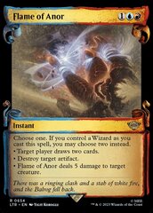 Flame of Anor (0654) (Showcase Scrolls) - Silver Foil