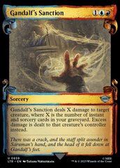 Gandalf's Sanction - Foil - Showcase Scrolls