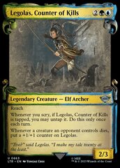 Legolas, Counter of Kills (0663) (Showcase Scrolls) - Silver Foil