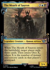 The Mouth of Sauron (0667) (Showcase Scrolls) - Silver Foil