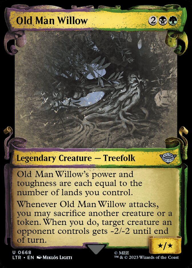 Old Man Willow - Foil - Showcase Scrolls