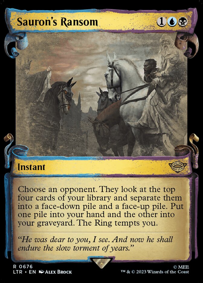 Saurons Ransom - Foil - Showcase Scrolls