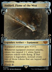 Anduril, Flame of the West (0687) (Showcase Scrolls) - Silver Foil