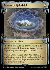 Mirror of Galadriel (0695) (Showcase Scrolls) - Silver Foil