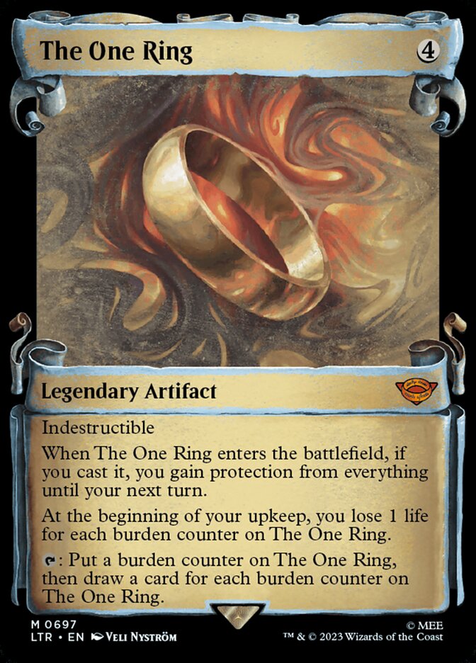 The One Ring - Foil - Showcase Scrolls