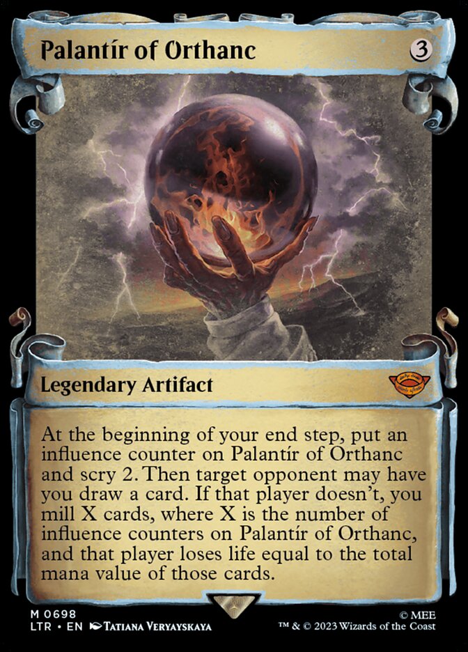 Palantir of Orthanc - Foil - Showcase Scrolls