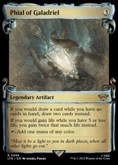 Phial of Galadriel (0699) (Showcase Scrolls) - Silver Foil