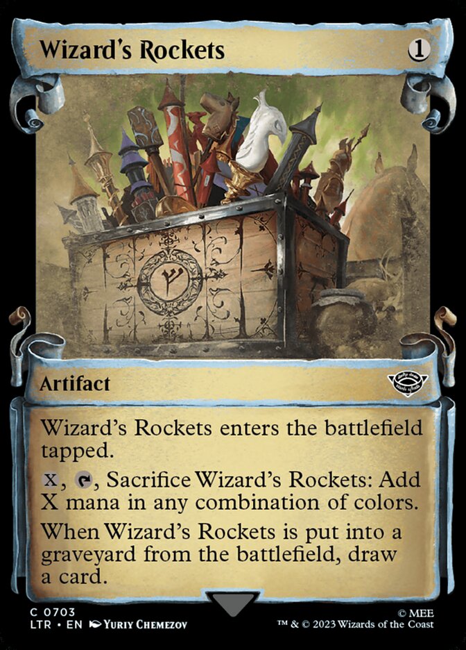 Wizards Rockets - Foil - Showcase Scrolls
