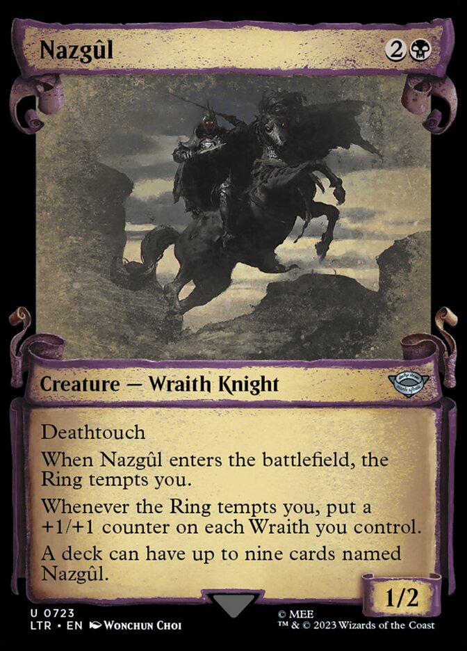 Nazgul - Showcase (Scrolls) (723) - Foil